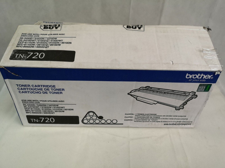 Genuine Brother Tn-720 Toner Cartridge - Open Box