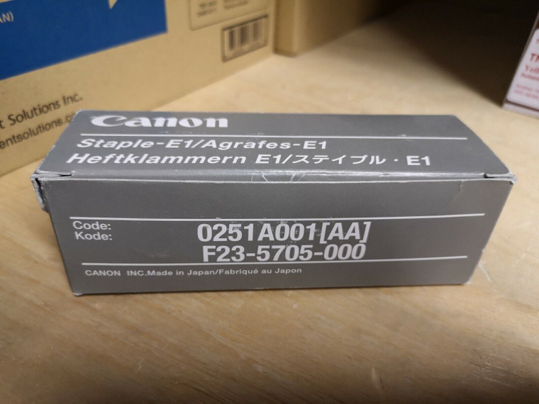 Genuine Canon E1 Staples F23-5705-000