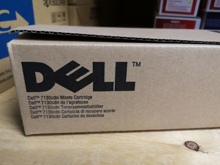 Dell 7130CDN Waste Toner Cartridge Box Genuine 1HKN6