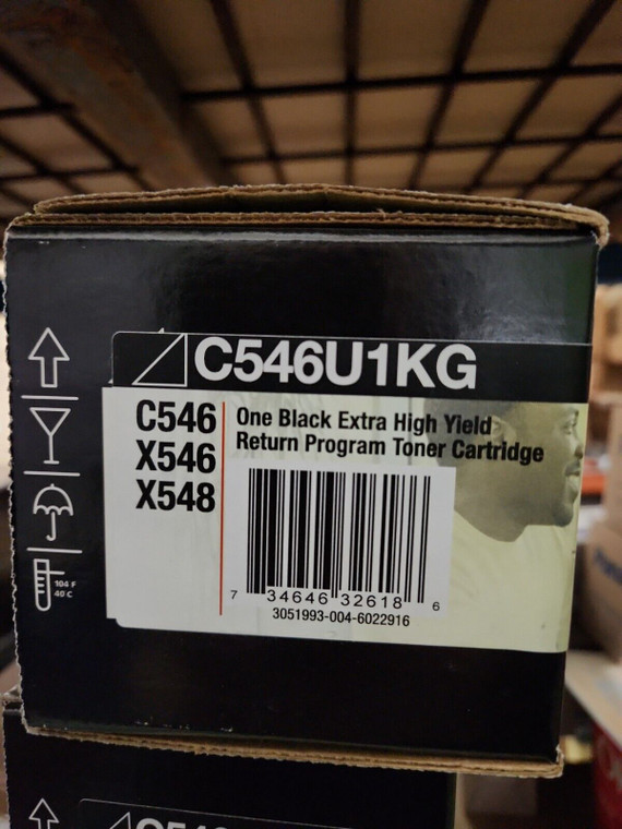 Original Lexmark C546U1KG Toner Cartridge For C546 X546 X548