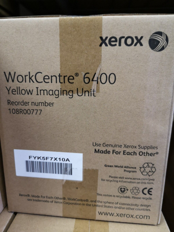 Original Xerox WorkCentre 6400 Yellow Imaging Unit (108R00777)
