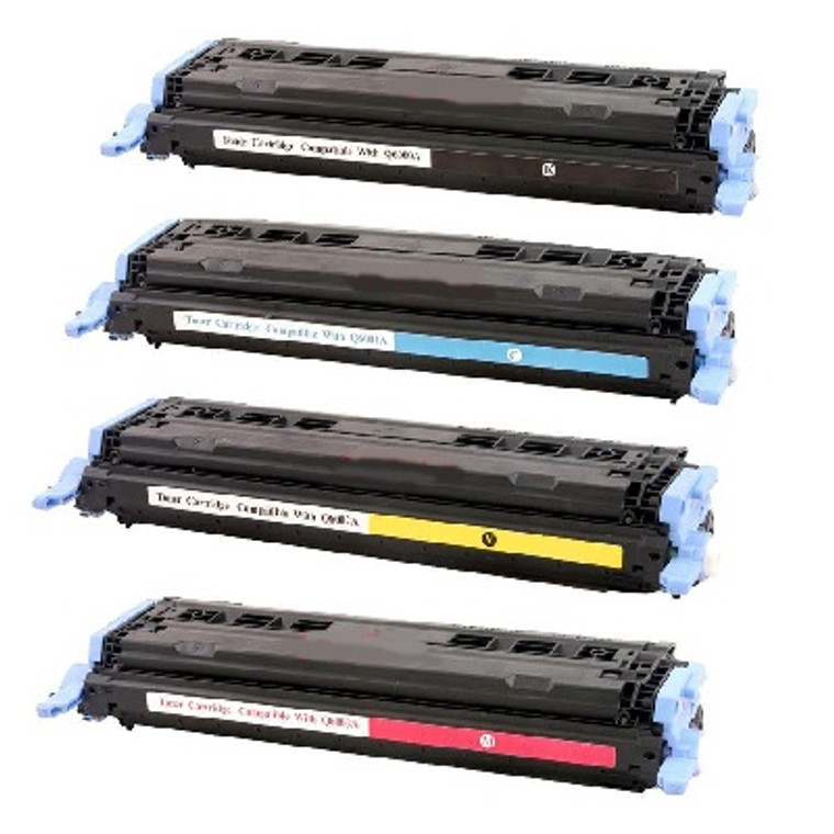 HP Q6000A,1A,2A,3A New Compatible Toner Cartridges Set 4/Pack