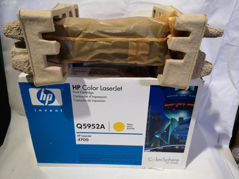 Genuine Original HP Q5952A Yellow Toner Cartridge (Open Box)