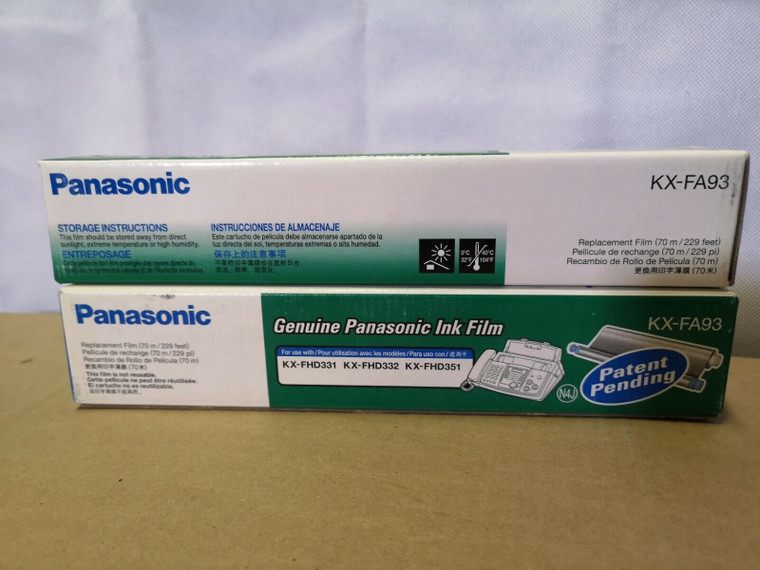 Genuine Panasonic Kx-fa93 Ink Film (2 PCs)