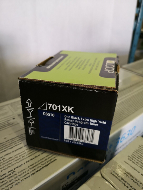 Genuine Original Lexmark 701xk Extra High Yield Toner Cartridge (open box)