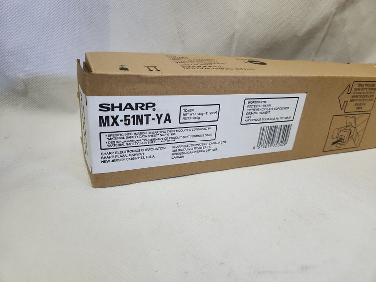 Sharp Mx-51nt-ya Yellow Toner Cartridge