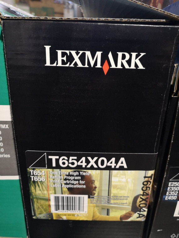 Original Lexmark T654X04A Toner Cartridge For T654/T656 (Open Box)