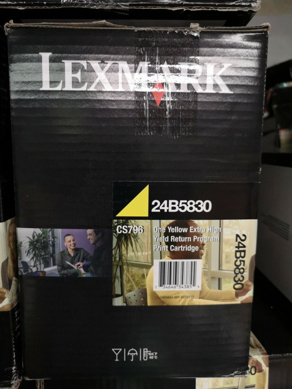 Original Lexmark 24B5830 Yellow Toner Cartridge For Cs796