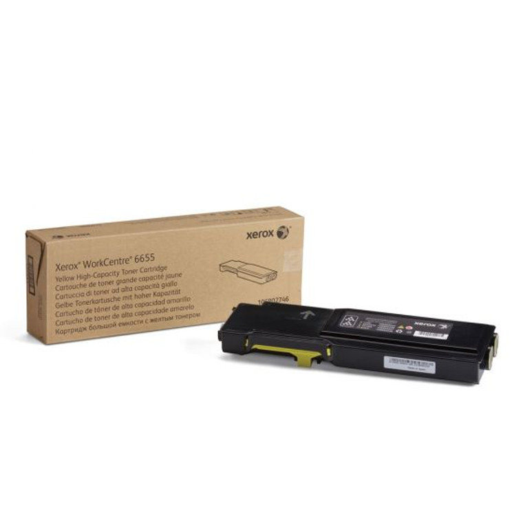 Genuine Xerox 106R02746 Yellow Toner Cartridge High Yield