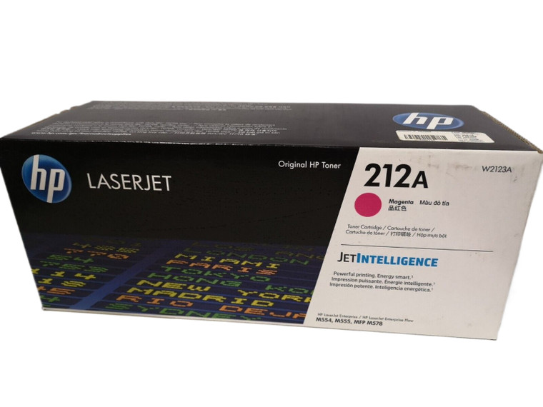 Genuine HP 212A W2123A Magenta Toner Cartridge