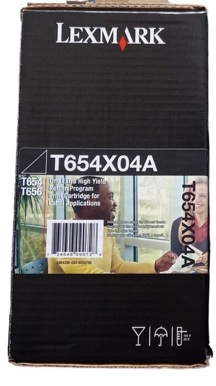 Original Lexmark T654X04A Toner Cartridge For T654 T656 (brand new and sealed)