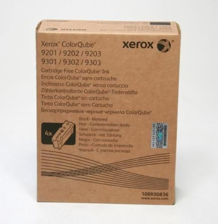 Genuine Xerox 108R836 108R00836 ( 108R832 ) COLORQUBE 9201 Ink sticks BLACK