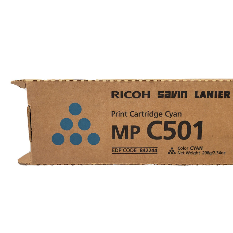 Genuine Ricoh Ricoh 842244 Cyan Toner Cartridge