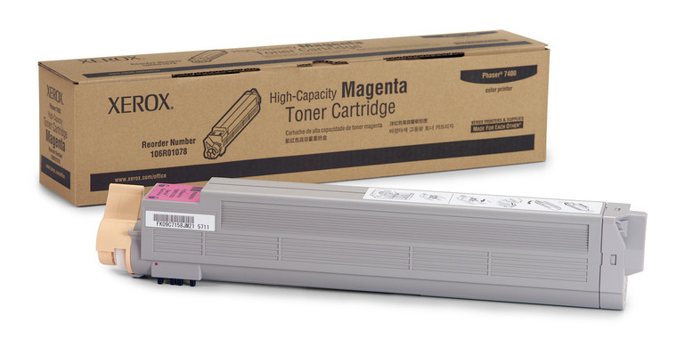 Original Xerox 106R01077 Cyan High Yield Toner Cartridge For Phaser 7400