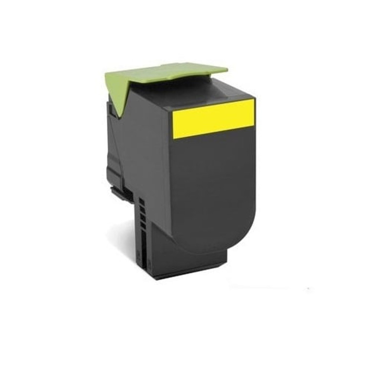 COMPATIBLE With Lexmark 701XC 70C1XY0 Remanufactured Yellow Toner Cartridge Extra High Yield