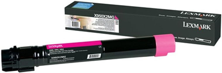 Original Lexmark X950X2MG Magenta Toner Cartridge Extra High Yield