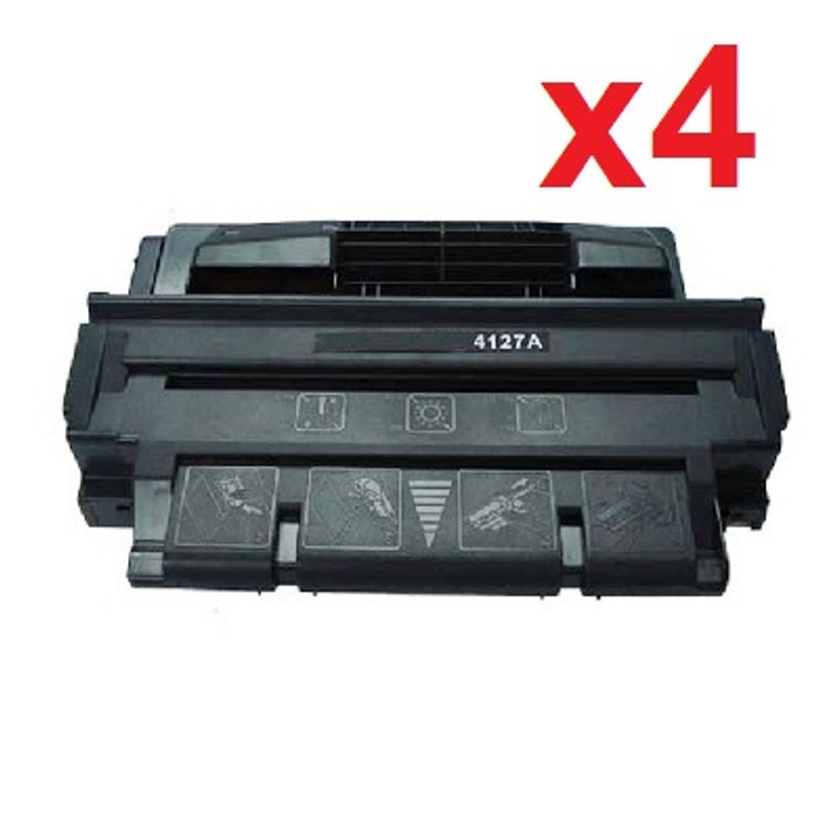 HP C4127X Remanufactured Black Toner Cartridge High Yield (Pack of 4)