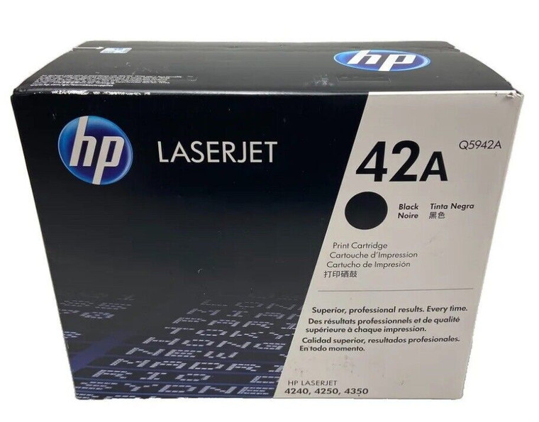 Genuine HP Q5942A Black Toner Cartridges( OPEN BOX )