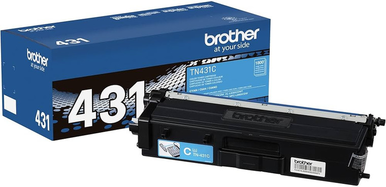 Brother Genuine TN431C Standard-Yield Cyan Toner