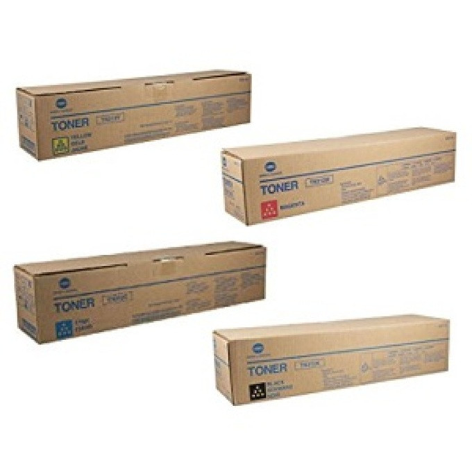 Original Konica Minolta TN312K TN312C TN312M TN312Y toner cartridges (1 set)