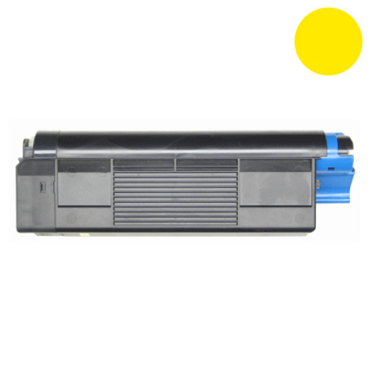 OKIDATA 42127401 Laser Toner Cartridge Yellow High Yield