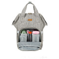 Diaper Bag Backpack for Boys and Girls Maternity Nappy Bag for Mom and Dad (Grey)