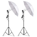 Photography Umbrella Lighting Kit - Photo Portrait Continuous Reflector Lights for Camera Video Studio Shooting