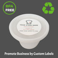 20 oz Microwaveable BPA Free Deli Containers/ Soup Containers with Lids- Custom Company Labels -(φ4.61''x3.62''), Recyclable Food Storage for Hot & Cold Meals (240 Combos)