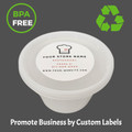 16 oz Microwaveable BPA Free Deli Containers/ Soup Containers with Lids- Custom Company Labels -(φ4.61''x3.03''), Recyclable Food Storage for Hot & Cold Meals (240 Combos)