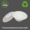 28 oz Microwaveable BPA Free Soup Bowl Containers with Lids- Custom Company Labels -(φ6.93"*2.8"), Recyclable Food Storage for Hot & Cold Meals (150 Combos)