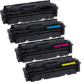 Compatible Cartridges for Canon 055H Black Cyan Magenta Yellow High-Yield Toner Cartridges (1 Set)