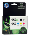 Genuine HP 952XL Black & 952/C/M/Y Ink Cartridge Combo Set (F6Y19AN, N9K27AN)