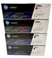 Original HP 305X 305A CE410X CE411A CE412A CE413A Toner Cartridges -High Yield (1 Set)