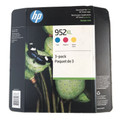 Original HP 952XL Cyan Magenta Yellow High-Yield Ink Cartridges (N9K30BN) (2025)