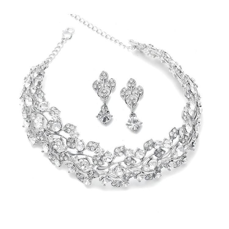 Mariell Bridals Bold Crystal Vine 