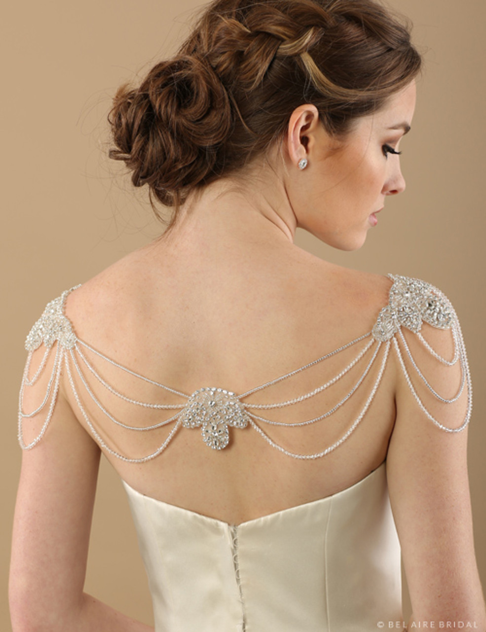 Wedding dress shop shoulder jewelry