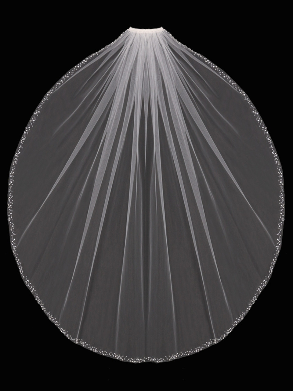 En Vogue Bridal Style V1693SF - English Tulle Fingertip Veil - One Tier