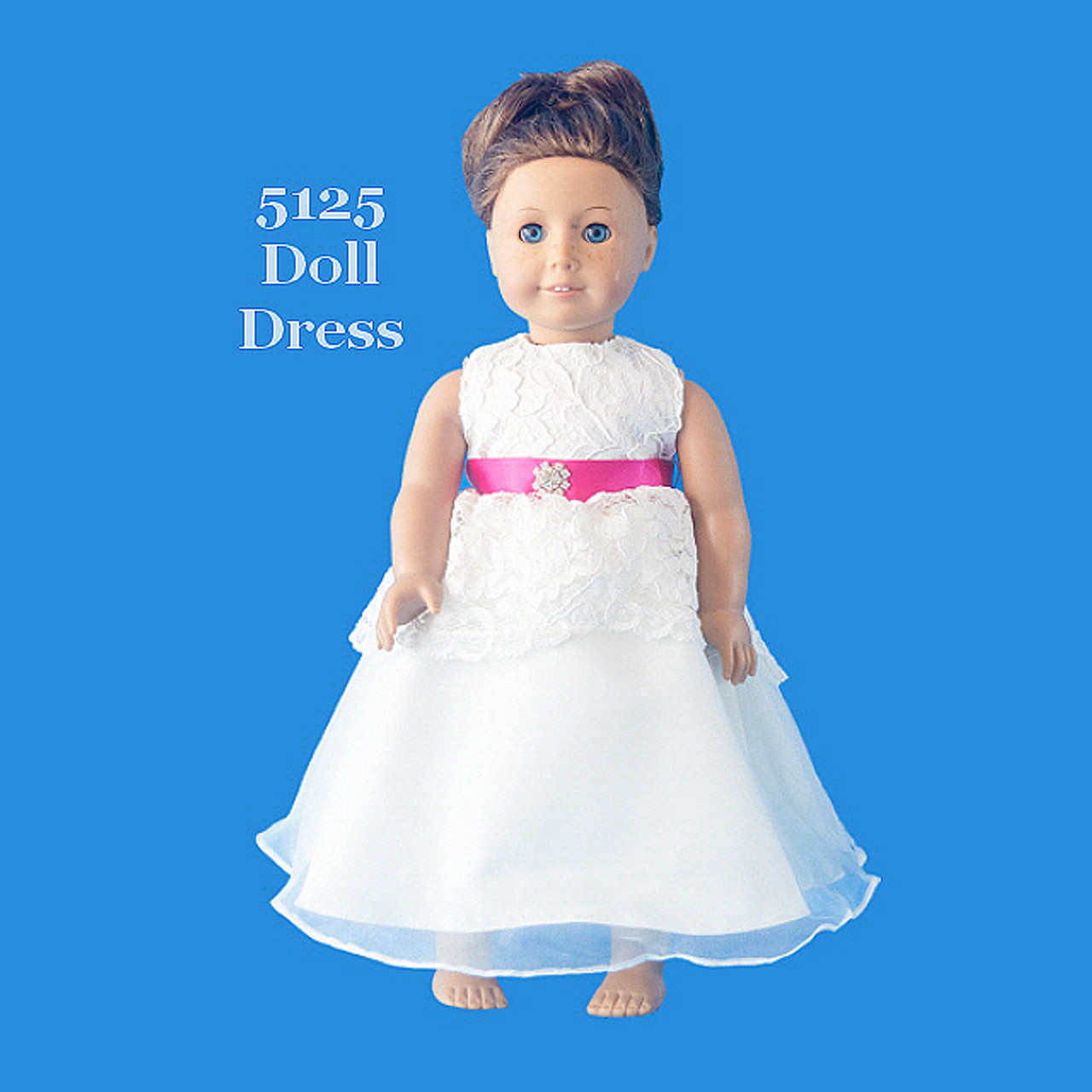 Rosebud Fashions Flower Girl Dresses - Style 5125 - Organza & Lace - Upgrade