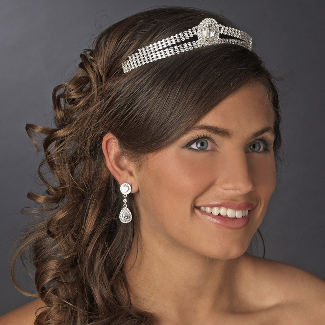 Rhinestone Royalty Tiara HP 618