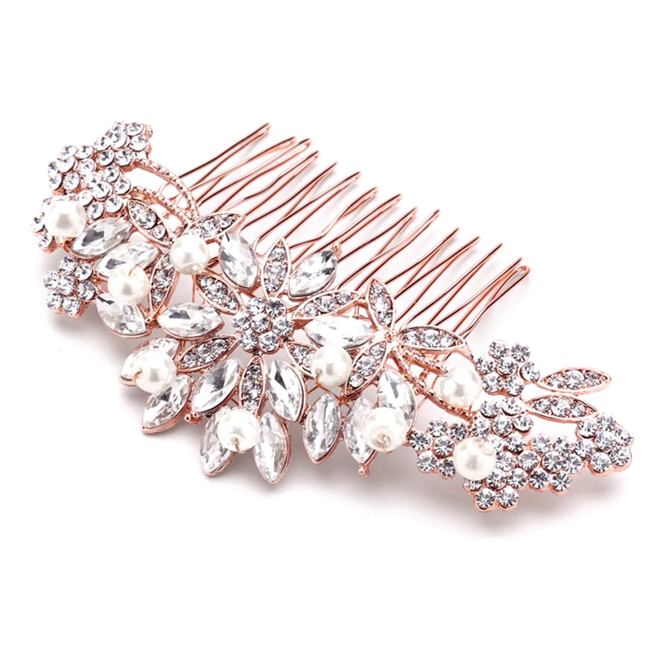 Rose Gold Bridal  Wedding Hair Accessories  Roman  French