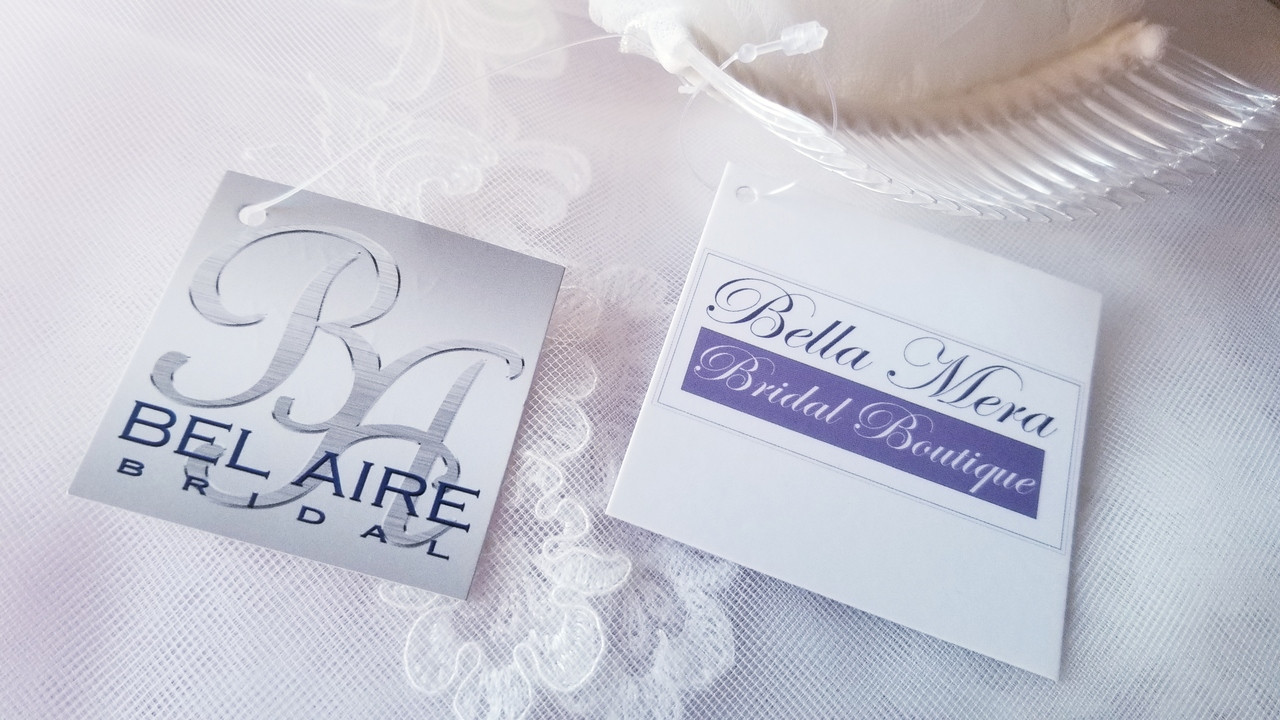 Bel Aire Wedding Veils V7391CX 1-tier cathedral veil