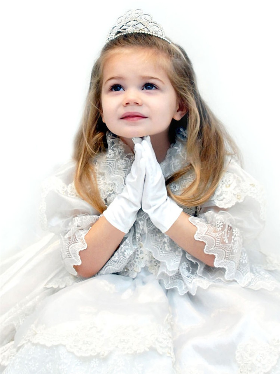 Children's Satin Wrist Gloves
881GL