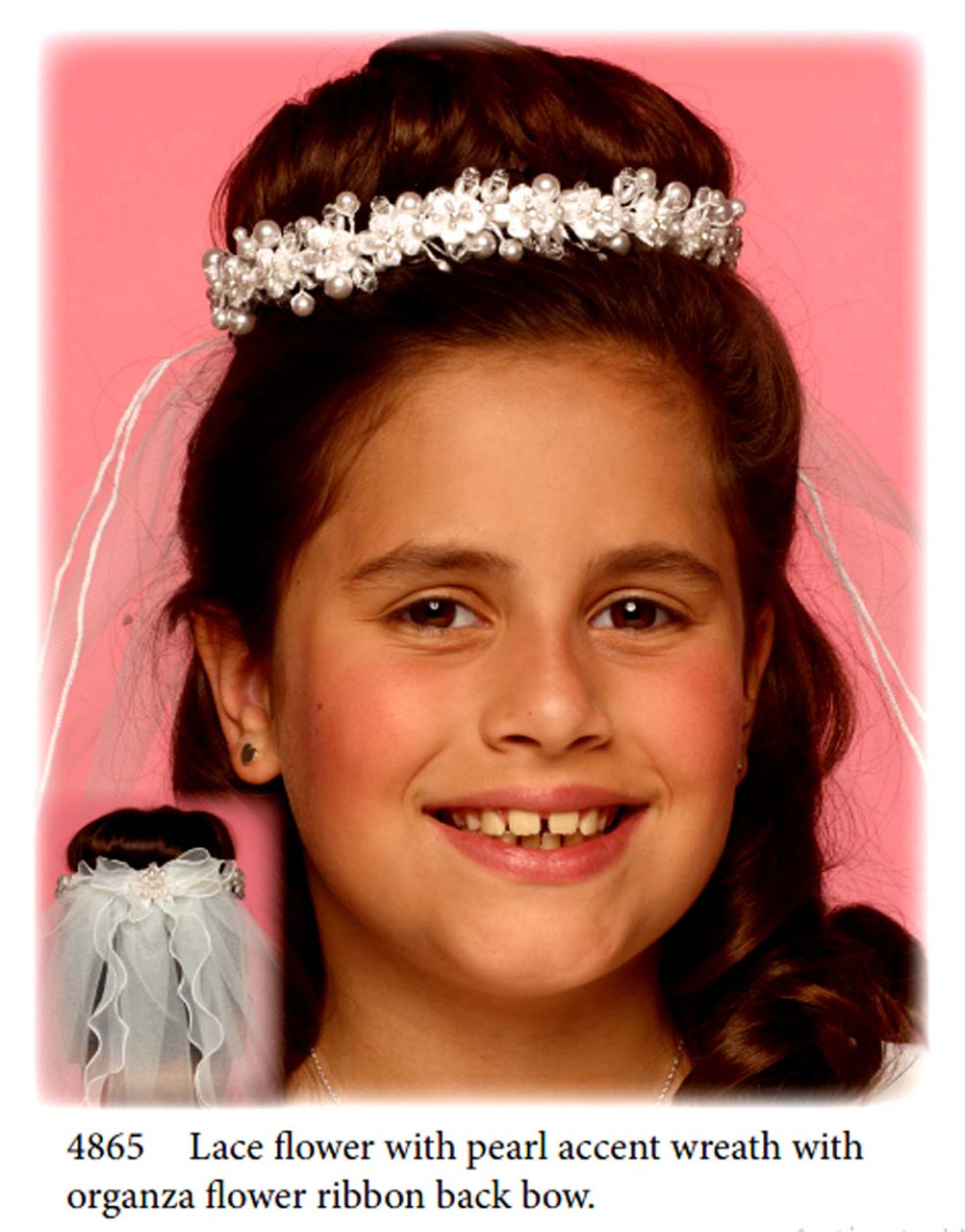 Nan & Jan Style 4865 - Headpiece & Veil Set  or Headpiece Only