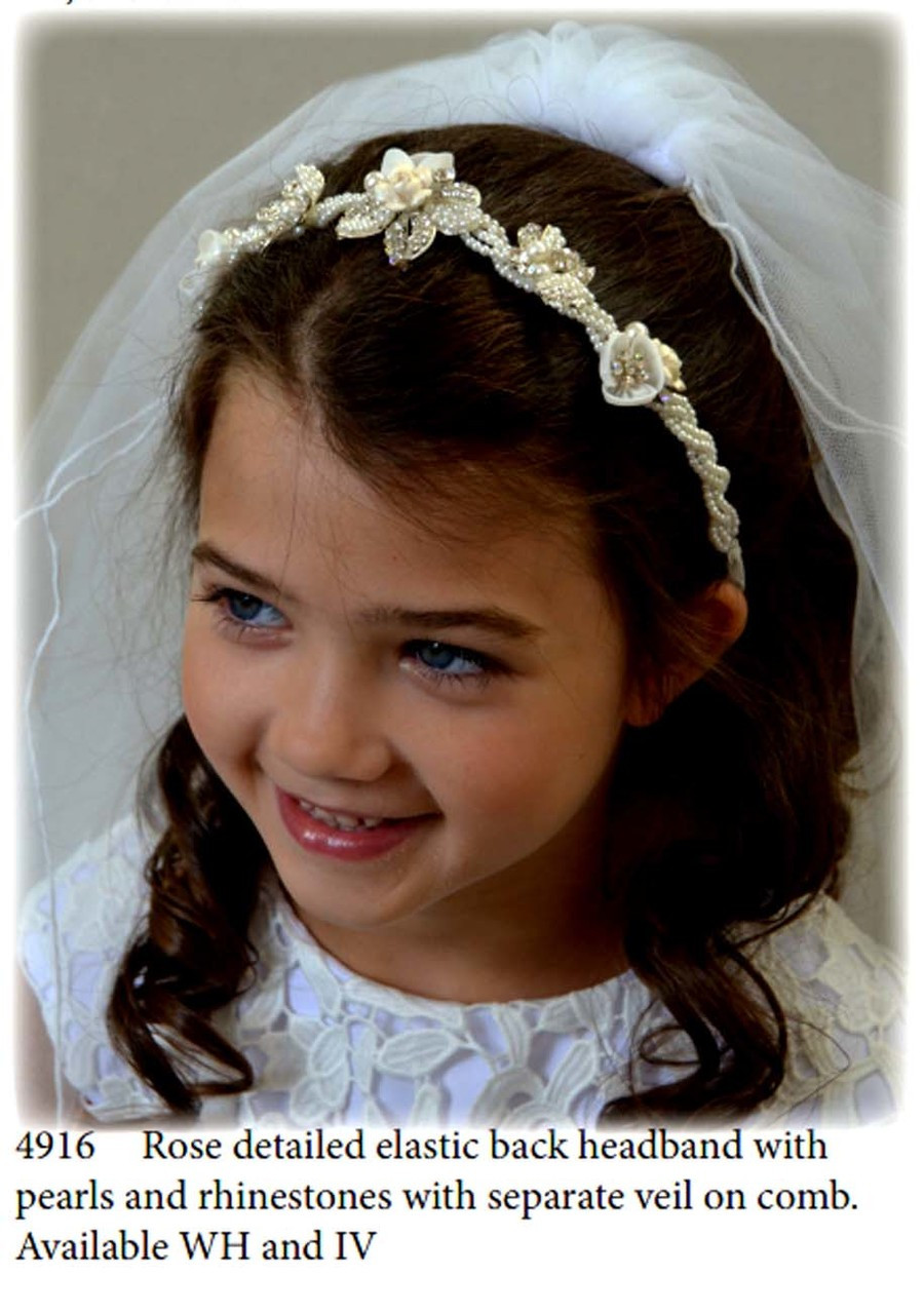 Nan & Jan Style 49016 - Headpiece & Veil Set  or Headpiece Only