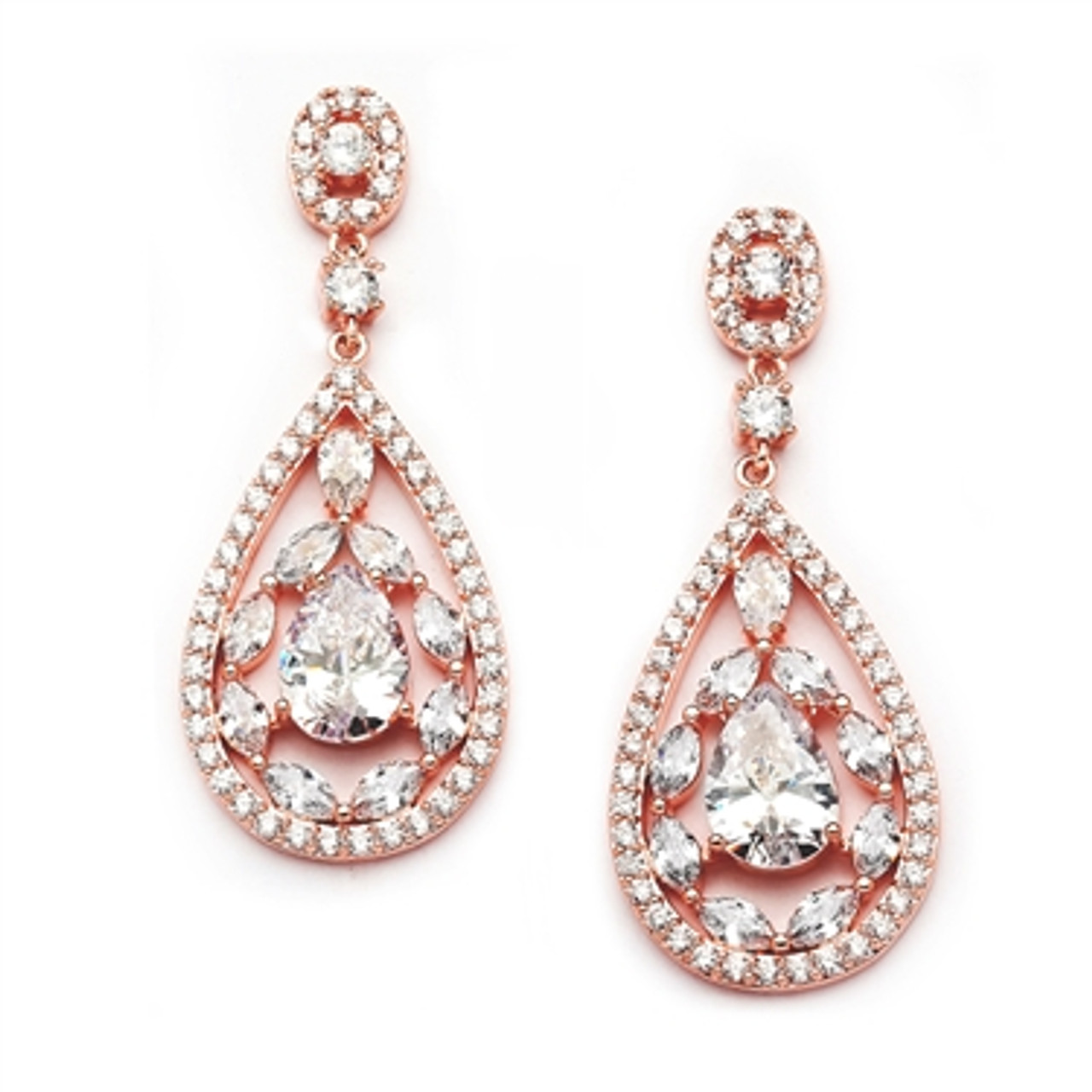 Details 208+ gold teardrop earrings wedding