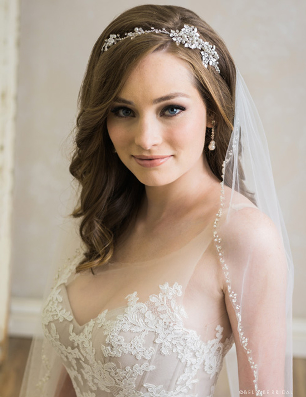 bridal flower headband