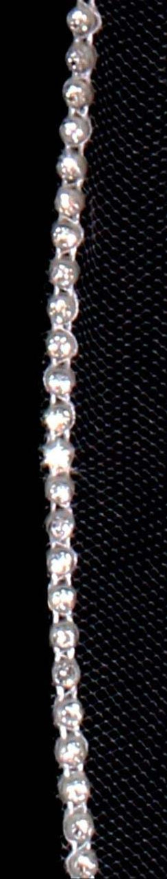 Noelle & Ava Collection -  108 Inches - Swarovski Rhinestone Edge Cathedral, Extra Full