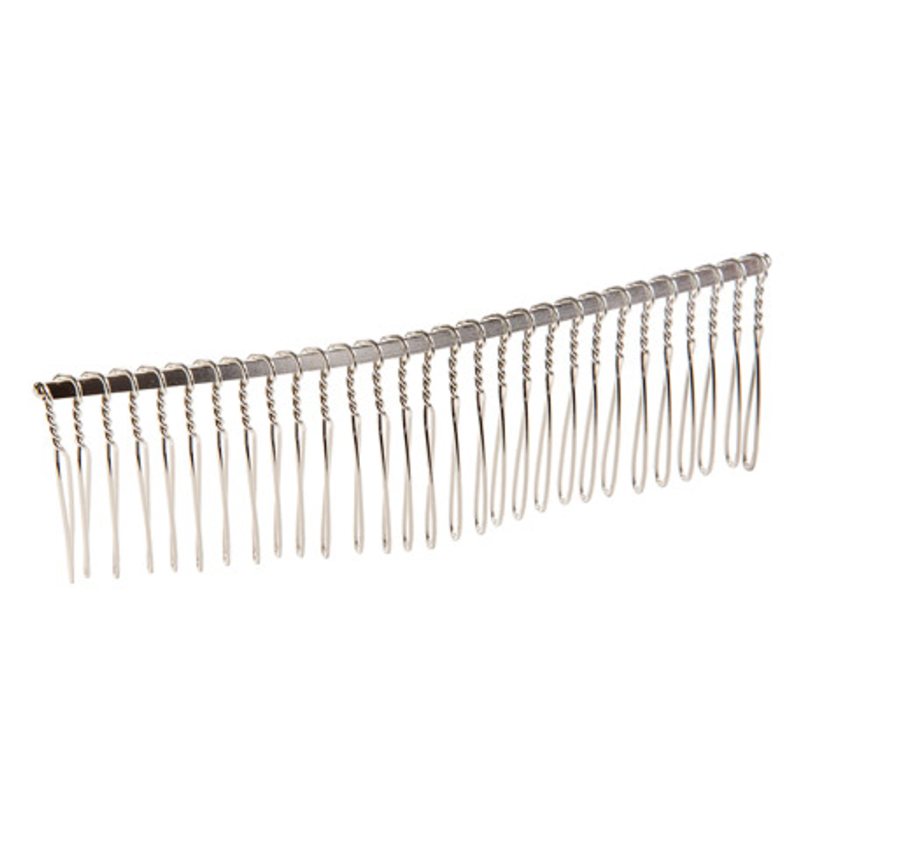 plain metal hair comb