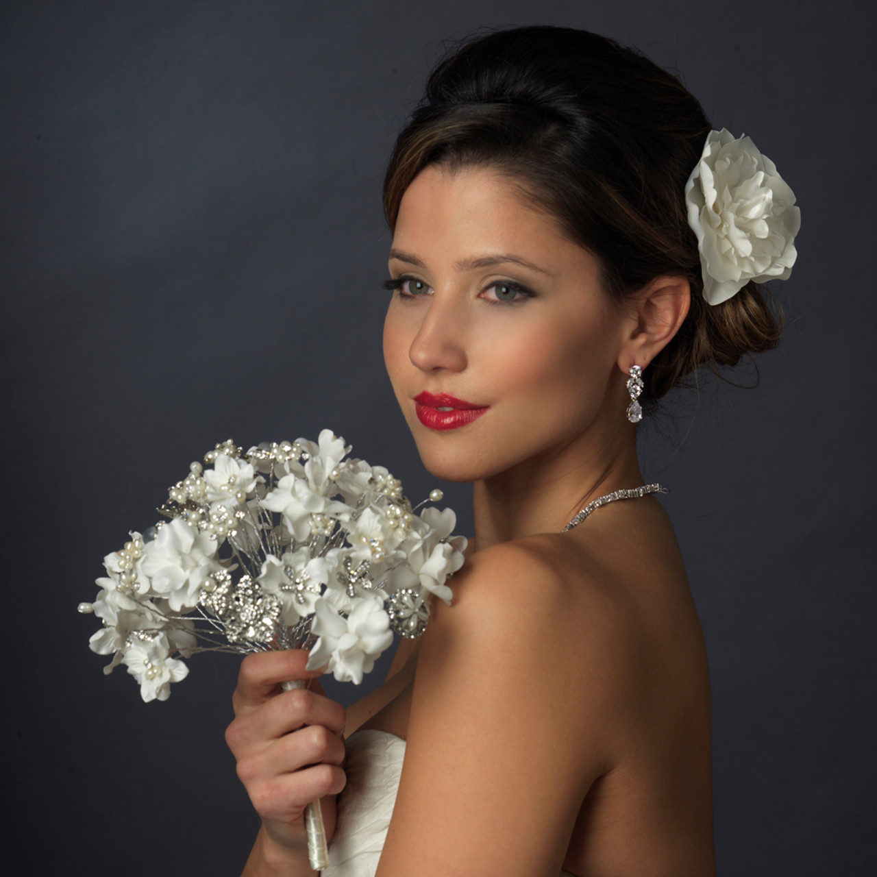 Ivory and White Pearl Bouquet Style 401