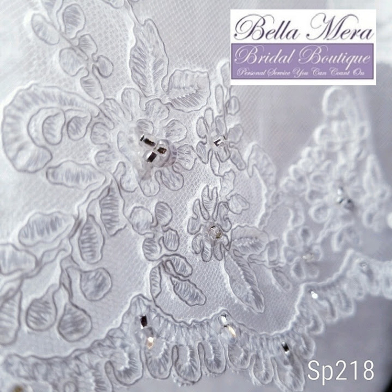 Giselle Bridal Veil Style SP218 - Fingertip Length